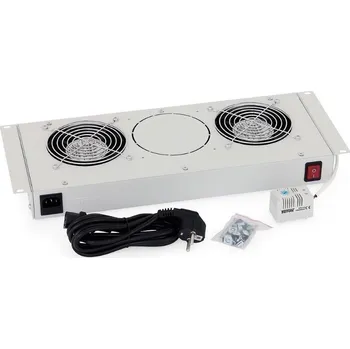 modulární přístroj a rozvaděč Triton 19" Vent.j.spodní(horní) pro RBA-A6, RUA-2V-220V/30W termostat