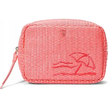 Kosmetická taška Kosmetická taštička Victoria's Secret Travel Makeup Bag oranžová
