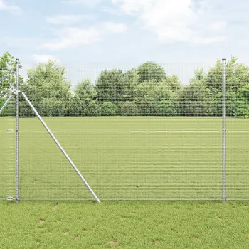 Plot vidaXL Svařovaný drátěný plot 1,6x50 m pozinkovaný