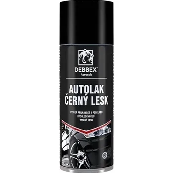 Debbex autolak černý lesk Tectane 400 ml