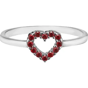 Prsten Český granát prsten stříbrný 121085 Velikost: 60