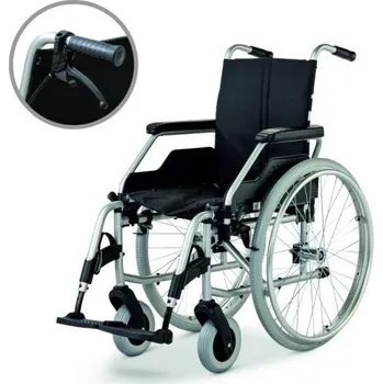Invalidní vozík Odlehčený invalidní vozík Meyra Format 3.940—S brzdami pro doprovod, šířka sedu 40cm