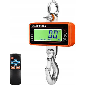 Průmyslová váha Závěsná váha jeřábová 1500 kg, elektronická, visací, pro zemědělství + dálkové ovládání