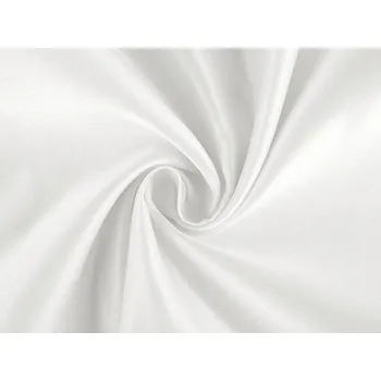 Satén tuhý metráž, barva 1 bílá