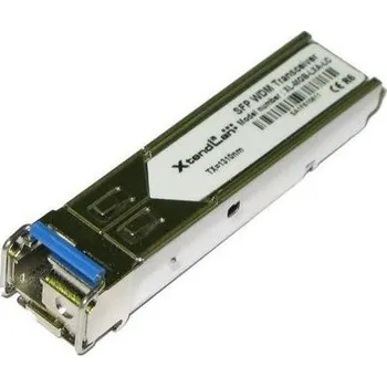 Síťový kabel XtendLan mini GBIC SFP, LC, 1000Base-LX, 20km, WDM, TX1310nm/RX1550nm, SM i MM, Cisco/Planet kompatibilní, DMI