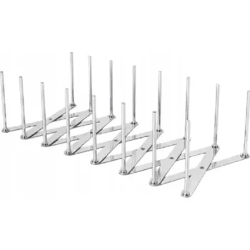 Organizace kuchyně SKLÁDACÍ ODKAPÁVAČ NA NÁDOBÍ, TALÍŘE A POKLICE, 2 KUSY