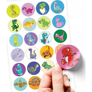 samolepka Samolepka s motivem dinosaurů - filmová a herní