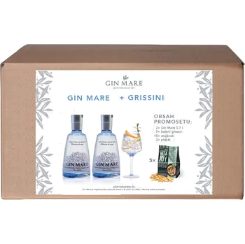 Gin Gin Mare 42,7% 0,7l + Grissini
