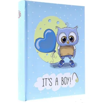 Fotoalbum Dětské fotoalbum 9x13/200 OWL modré GEDEON