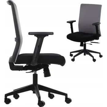 Otočné křeslo Zdesk šedé