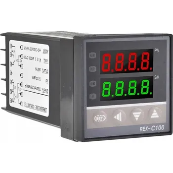 Termostat Regulátor teploty RETOO s LED displejem, rozsah -199 až +1820 °C