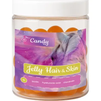 BIOFEED HORSE&PONY HAIR&SKIN želé bonbóny pamlsky pro koně a poníky 450g