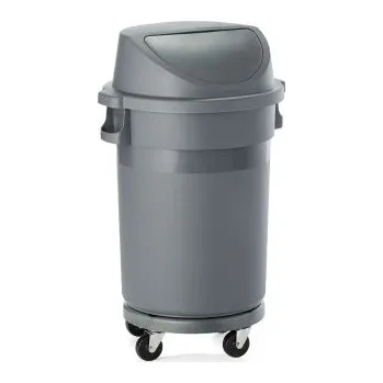 Odpadkový koš Nádoba na odpadky 80 l s víkem a kolečky polypropylenová