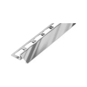 ukončovací lišta AC SP28 náběhová lišta TYP A, nerez V2A, v: 12,5 mm, š: 17 mm, d: 2,5 m