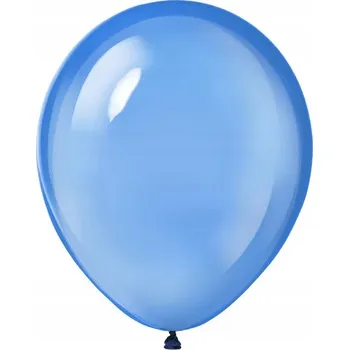 Balónek Balónky křišťálové modré 10 palců 10 ks oslava narozeniny párty ba