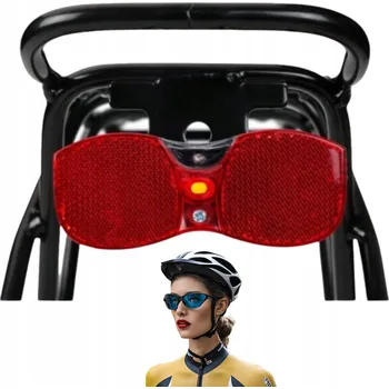 Cyklosvítilna ZADNÍ SVĚTLO NA NOSIČ BATERIOVÉ KANDS JY-536 1 LED DIODA