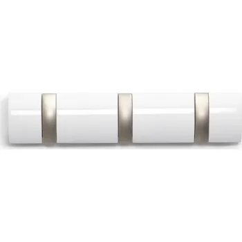 Věšák Moderní nástěnný věšák Flip 3 bílý - Umbra