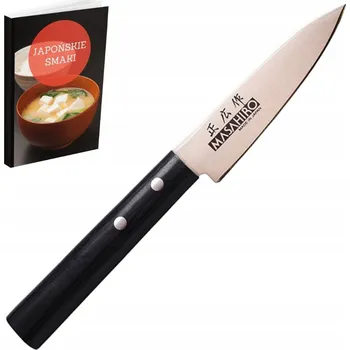 Kuchyňský nůž Nůž Masahiro Sankei Paring 9 cm černý, loupací nůž z japonské oceli
