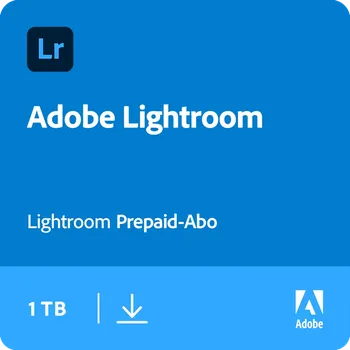 Grafický software Adobe Lightroom, 1TB - 12 měsíců