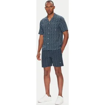 Pánské plavky Moose Knuckles Plavecké šortky Hide And Swim M15MR756H Tmavomodrá Regular Fit L