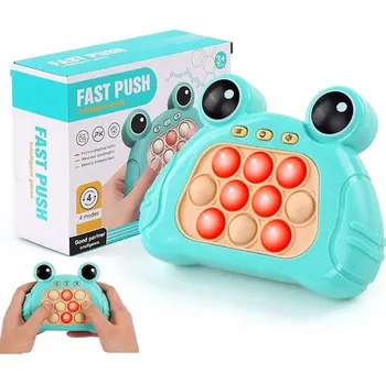 POP IT ELEKTRONICKÁ HRA POP IT – ANTISTRESOVÁ HRAČKA ŽABKA – KONZOLE