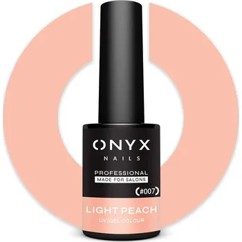 Přípravek na nehty 007 Hybridní lak Light Peach 7 ml