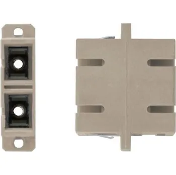 Počítač XtendLan SC-SC duplex adapter MM, šedý, do optických rozvaděčů