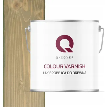 Lak na dřevo Lazura s olejem Q-COVER 5 l šedá, žlutá satén