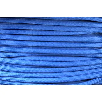elektrický kabel Textilní kabel Modrý M31 opředený 2x0,75 a 3x0,75mm2, Počet vodičů v kabelu 3 vodiče v kabelu (3x0,75mm2)