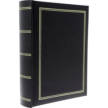 Fotoalbum Album na fotografie zasouvací 50 fotografií 10x15 šitý černý classic s možností potisku