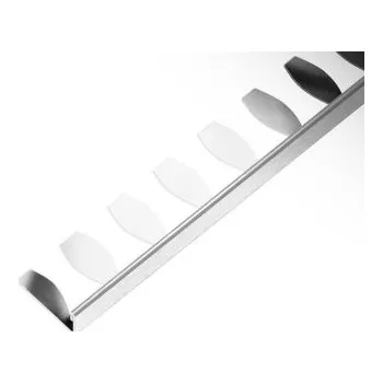 ACARA PRAHA s.r.o. AC SP1 ukončovací lišta "L", nerez V4A Z-FLEX kartáč, v: 8 mm, d: 2,5 m