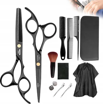 Kadeřnické nůžky Profesionální Kadeřnické Nůžky a Efilační Nůžky Sada - Ideální Dárek