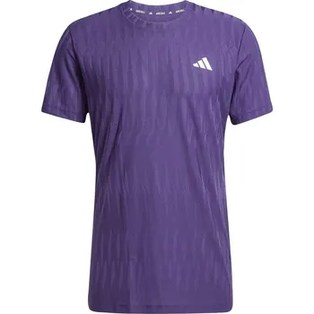 Pánské tričko Pánské tričko adidas Tennis Climacool+ AIRCHILL FreeLift T-Shirt Aurora Plum XXL