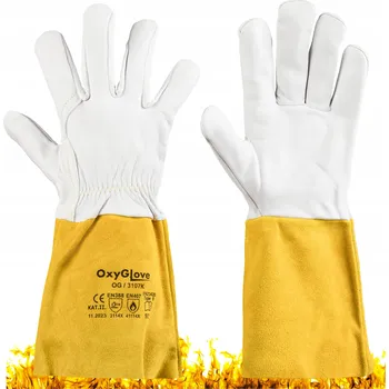 Pracovní rukavice Svářecí rukavice Oxyline kožené OG-3107K, velikost 11 - XXL, 1 pár