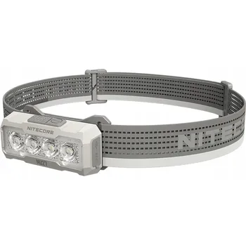 Čelovka Čelovka Nitecore NU27, 600 lm, tříbarevná LED, USB-C, šedá