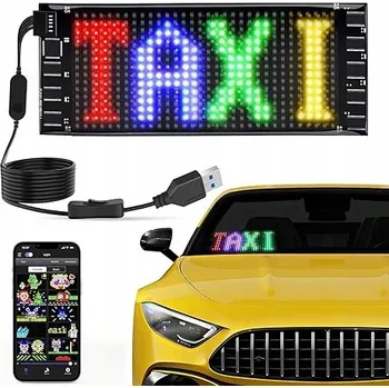 Obraz Lampa Samochodowa DIODY Pasek LED 9.2cm x 37.2cm Denní Svícení / "Ďábelské Oči"