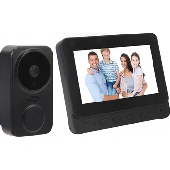 Zabezpečení domácnosti Vizuální domovní videotelefon Zvonek Noční vidění Infračervené Typ C 2,4 GHz WiFi KH