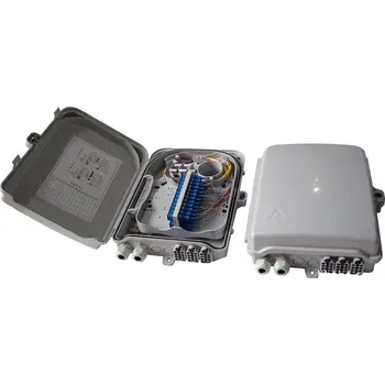 Síťový kabel XtendLan plastový rozvaděč pro FTTH aplikace, 24 SC odboček, 2 kabelové porty, venkovní