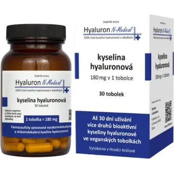 Hyaluron N-Medical 30 tobolek - 100% kyselina hyaluronová