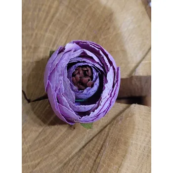 umělá květina Umělý květ pryskyřník barva fialková