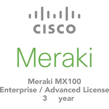 Firewall Elektronická licence: Cisco Meraki MX100 Advanced Security License and Support, 3 Years