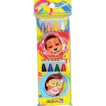 Kresba PASTELKY NA MALOVÁNÍ NA OBLIČEJ TĚLA ÚST 8 BAREV