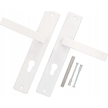 Dveřní kování Interiérová klika Kotarbau Dlouhá, Štítek s WC zámkem