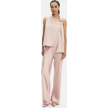 Dámské oblečení Imperial Kalhoty z materiálu P5R7JBA Růžová Regular Fit L