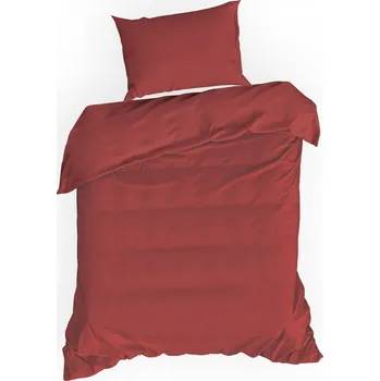 Povlečení Komplet NOVA3 červený 160 cm x 200 cm + 2 x 70x80 povlečení bavlna na povlečení