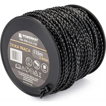 POWERMAT Profesionální žací struna řezná 2,4mm 115 metrů