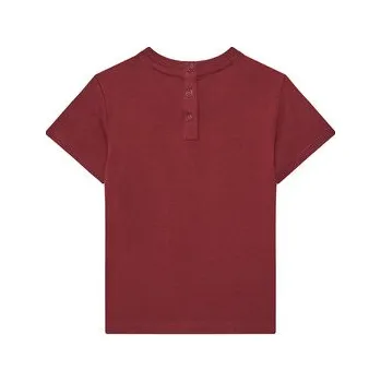 Oblečení a móda Guess T-Shirt N5YI22 K8HM4 Bordó Regular Fit 12M