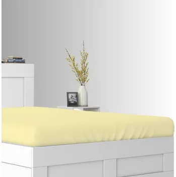 Prostěradlo Froté Prostěradlo S Gumou Do Postýlky 90x190 Krémové Premium Polské