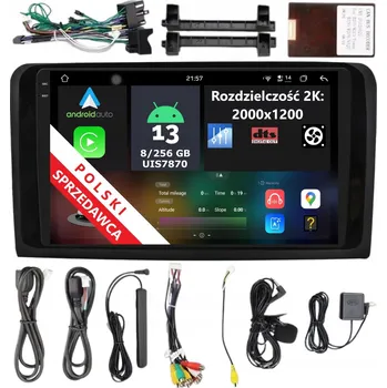 Auto Hi-Fi 2DIN AUTORÁDIO S NAVIGACÍ ANDROID MERCEDES BENZ ML W164 8/256 GB DSP CARPLAY LTE