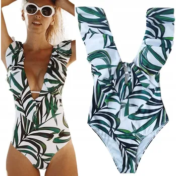 Dámské plavky SNM plavky jednodílné vícebarevné velikost M